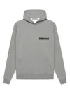 Essentials Logo Hoodie In Gray