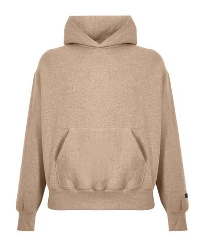 Essentials Logo Hoodie In Brown