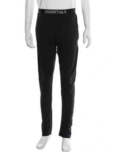 Pre-owned Essentials Logo Joggers In Gray