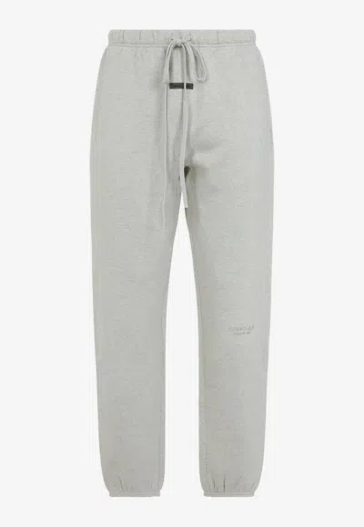Essentials Logo-label Vintage Track Pants In Gray