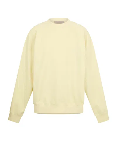 Essentials Logo Long-sleeve Sweatshirt In Yellow