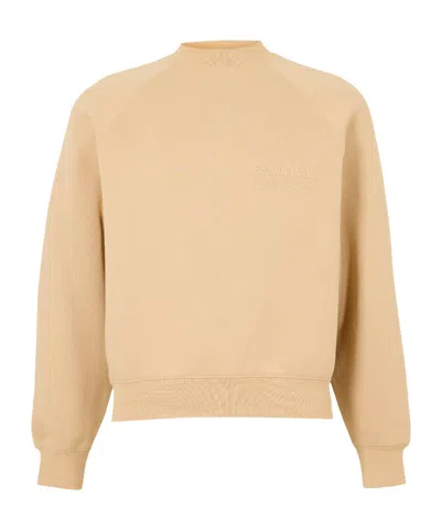 Essentials Logo Long-sleeve Sweatshirt In Brown