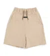 Essentials Logo Lounge Shorts In Beige