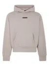 Essentials Logo-motif Hoodie In Gray