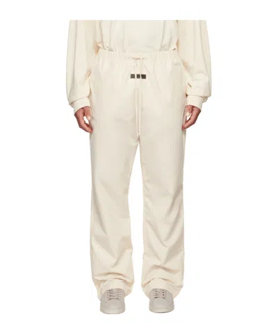 Essentials Logo-patch Detail Trousers In White