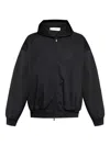 Essentials Logo-patch Hooded Jacket In Black