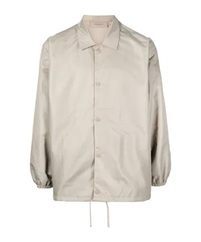 Essentials Logo-patch Jacket In Nude
