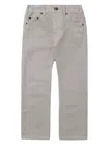 Essentials Logo-patch Jeans In Grey