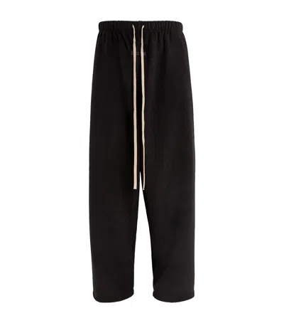 Essentials Logo-patch Sweatpants In Black