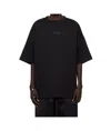 Essentials Polo Shirt With Logo Patch In Black
