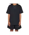 Essentials Logo-patch T-shirt In Black