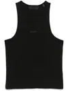Essentials Logo-patch Tank Top In Black