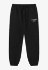 Essentials Drawstring-cuffed Track Pants In Black