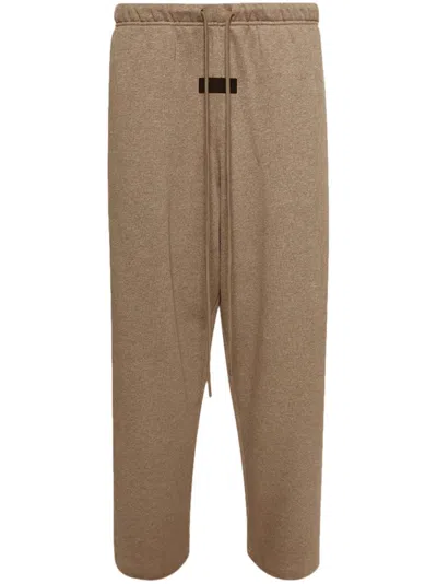 Essentials Logo-patch Track Pants In Grey