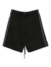 Essentials Logo-patched Shorts In Black
