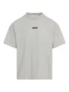 Essentials Logo-label Short Sleeved T-shirt In Gray