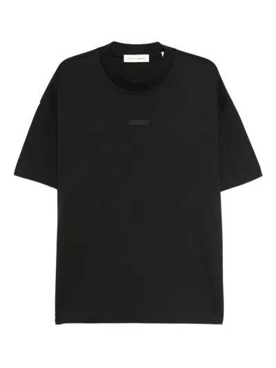 ESSENTIALS LOGO-PLAQUE COTTON T-SHIRT