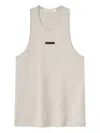 Essentials Logo-plaque "heather Stone" Tank Top