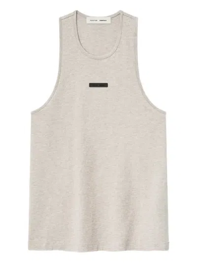 Essentials Logo-plaque "heather Stone" Tank Top