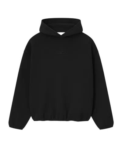 ESSENTIALS LOGO-PLAQUE HOODIE