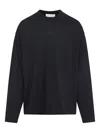 Essentials Logo-printed Long-sleeved T-shirt In Black