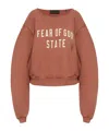 Essentials Logo-print Cotton-fleece Sweatshirt