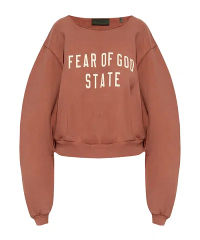 Essentials Logo-print Cotton-fleece Sweatshirt
