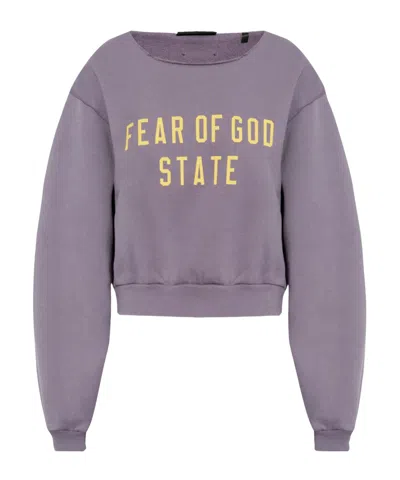 Essentials Logo-print Cotton-fleece Sweatshirt