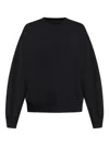 Essentials Logo-print Cotton Sweatshirt In Black