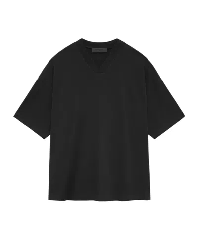 Essentials Logo-print Cotton T-shirt In Black
