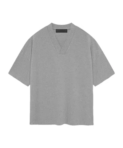 Essentials Logo-print Cotton T-shirt In Gray