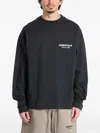 Essentials Logo-print Long-sleeve T-shirt In Black