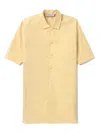 Essentials Logo-print Short-sleeve Coat In Yellow