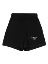 Essentials Logo-print Shorts In Black