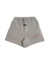 Essentials Logo-print Shorts In Grey