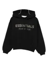Essentials Logo-print Sweatshirt In Black