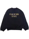 Essentials Logo-print Sweatshirt In Black