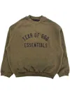 Essentials Textured Nylon Trucker Jacket In Green