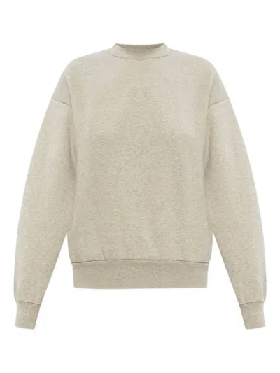 Essentials Logo-print Sweatshirt In Neutral