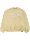 Essentials Logo-print Sweatshirt In Neutrals