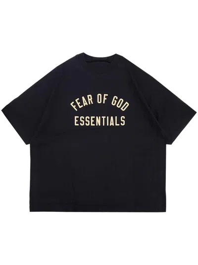 Essentials Logo Print T-shirt In Black