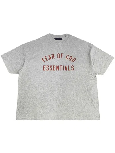 Essentials Logo-print T-shirt In Grey