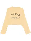 Essentials Logo-print T-shirt In Amber
