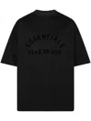 Essentials Logo-print T-shirt In Black