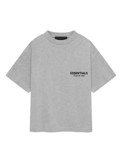 Essentials Logo-print T-shirt In Gray
