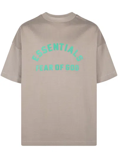 Essentials Logo-print T-shirt In Grey