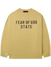 Essentials Logo-print T-shirt In Yellow