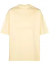 Essentials Logo-print T-shirt In Yellow