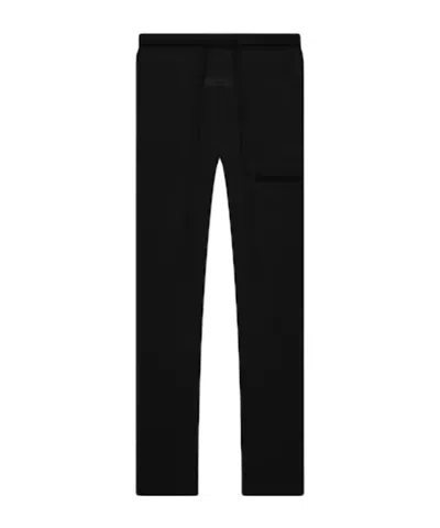 Essentials Logo Print Track Pants In Black
