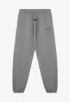 Essentials Printed Track Pants In Gray